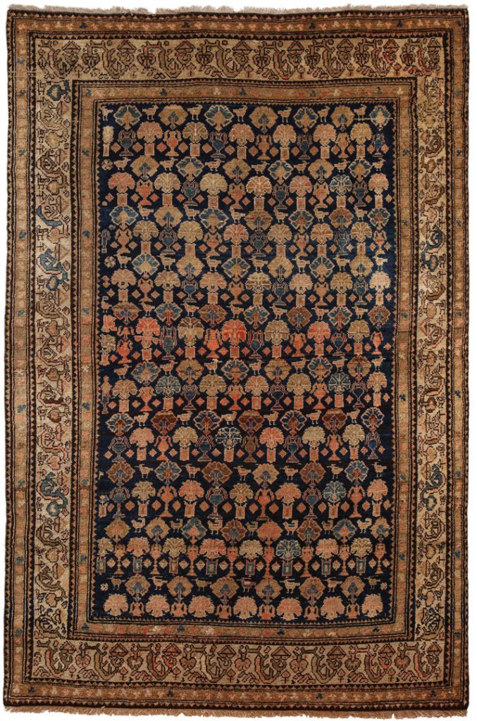 Antique Malayer Carpet Overall Photo