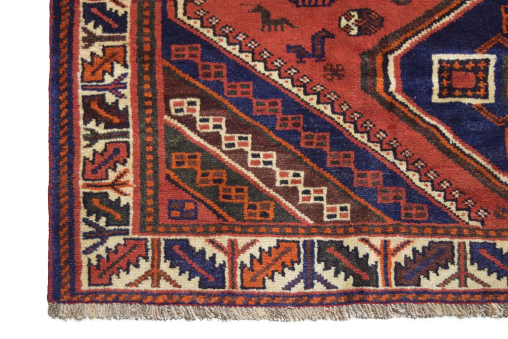 Ghashghai Carpet corner detail photo