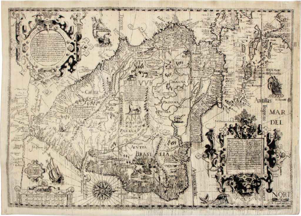 Orley Shabahang - Map Collection - South America - 10x14 hand-knotted wool carpet