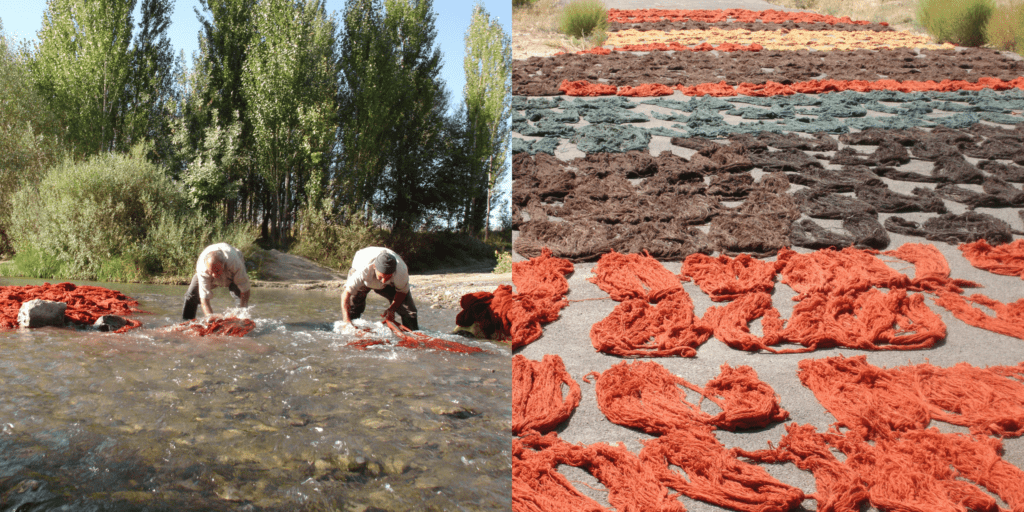 Orley Shabahang - Wash and drying process for hand-made carpets