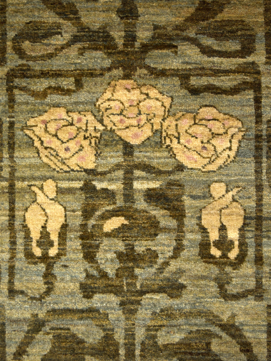 Framed Garden – 10’0” x 14’3” – Art Nouveau Carpet from Orley Shabahang - interior pattern detail photo 1