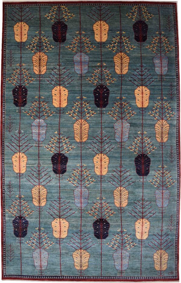 Transitional Ghashghai Carpet Overall Photo 6x9