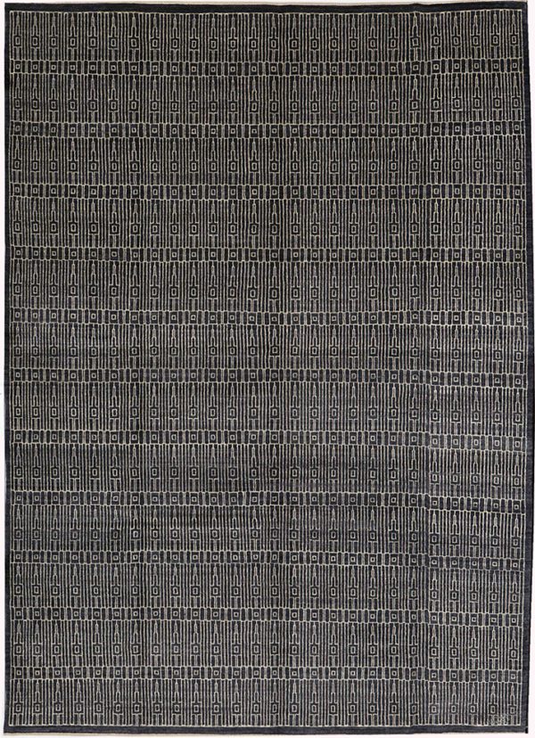 Gray Architectural Excelsior Wool Rug