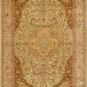 Gold Kashan Mohtasham carpet