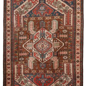 Antique Caucasian Carpet face photo