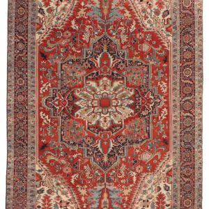 Antique Oversized Serapi carpet Overall photo
