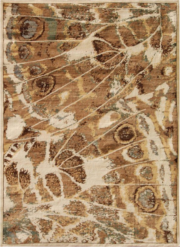 Neutral Colored Moth Wing Carpet overall photo