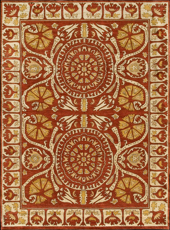 Modern Khotan Carpet 9x12 overall photo