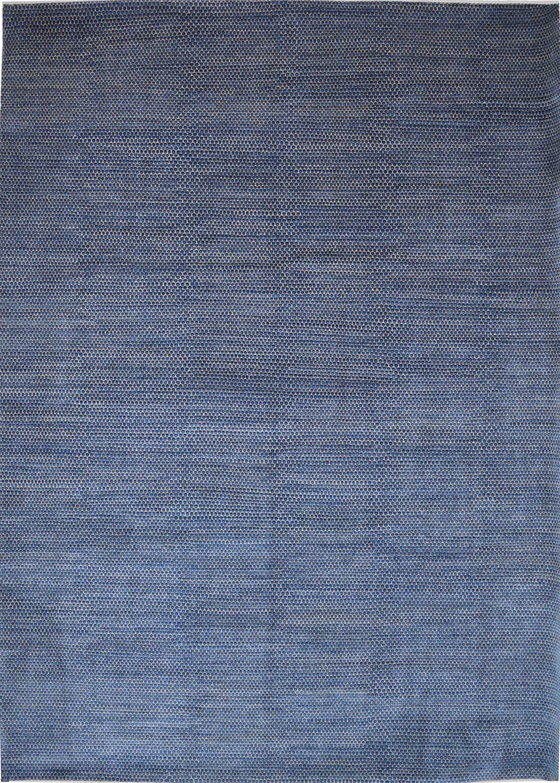 Droplet - Architectural Collection - Blue and Cream 9' x 12' carpet overall photo