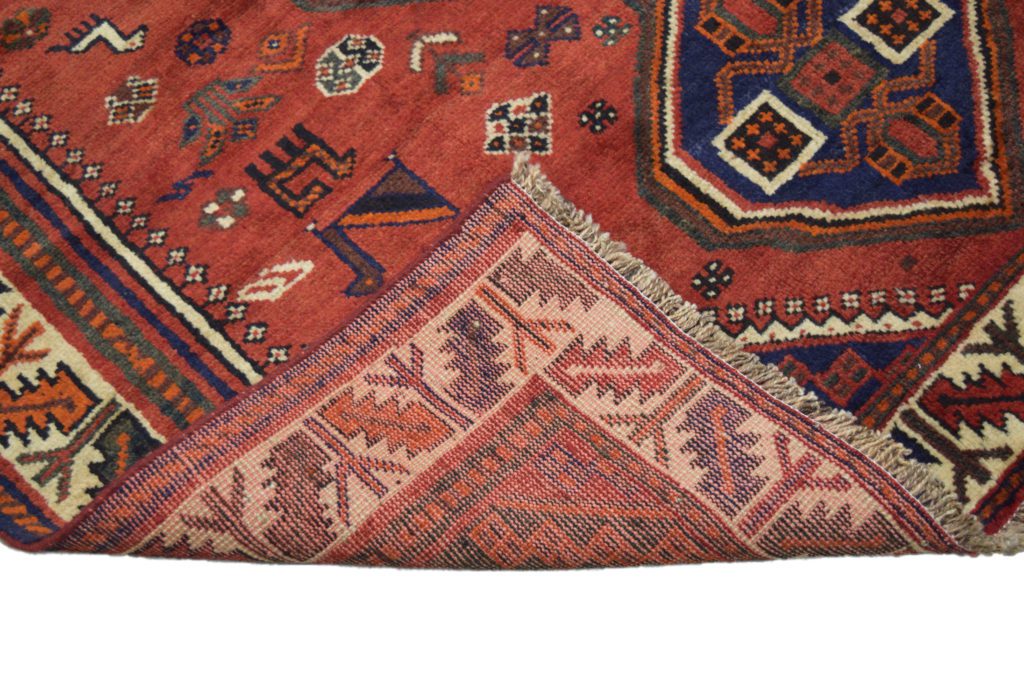 Ghashghai Carpet backside detail photo