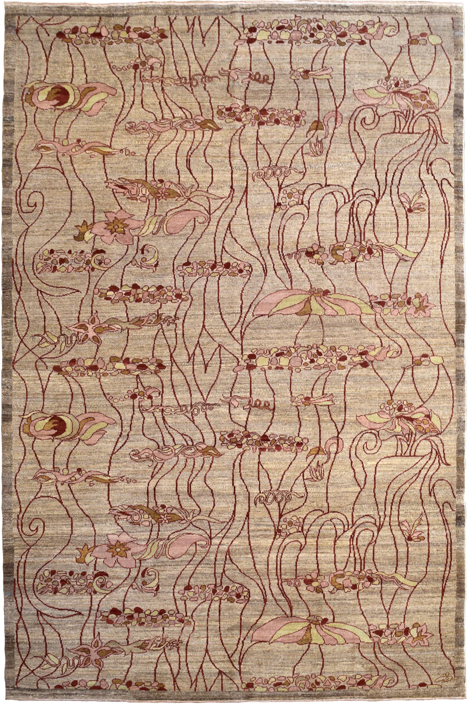 Convergence - 6'x9' - Art Deco Wool Carpet overall photo