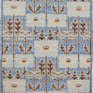 Magnolia - 6'x9' - Art Deco Wool Carpet Overall Photo