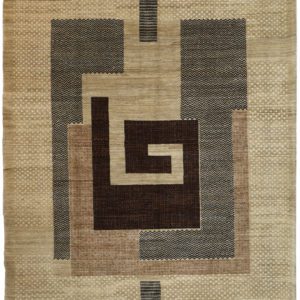 Labyrinth - F57-5221 - Art Deco & Architectural Modern Carpet - 8x10 - overall photo