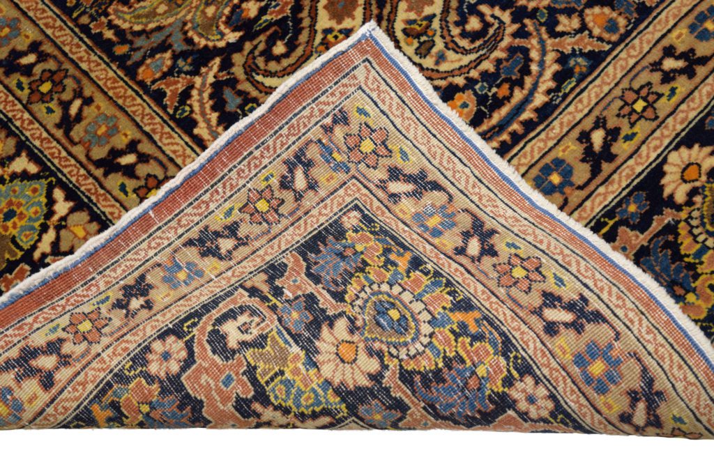 Antique Haji Jalili Carpet backside photo