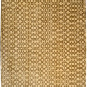 Windows - Tan and Cream Wool Persian Runner Carpet - 6x9