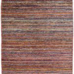 Contemporary Colorful Linnear carpet - Overall Carpet Detail Photo