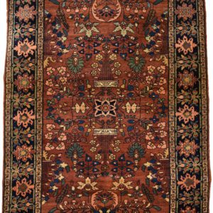 Antique Sarouk Carpet - general overall photo