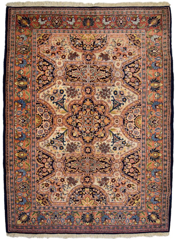 Antique Persian Semnan carpet overall photo
