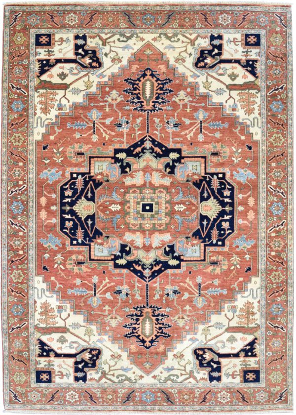 Modern Hand-knotted Heriz Serapi Carpet Overall Photo