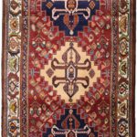 New Persian Ghashghai Carpet with triple medallion Overall carpet photo