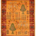 Persian Luristan Tree-of-Life Carpet overall photo