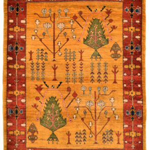 Persian Luristan Tree-of-Life Carpet overall photo