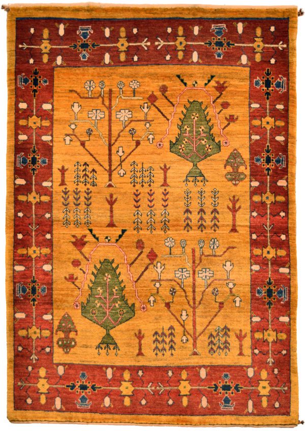 Persian Luristan Tree-of-Life Carpet overall photo