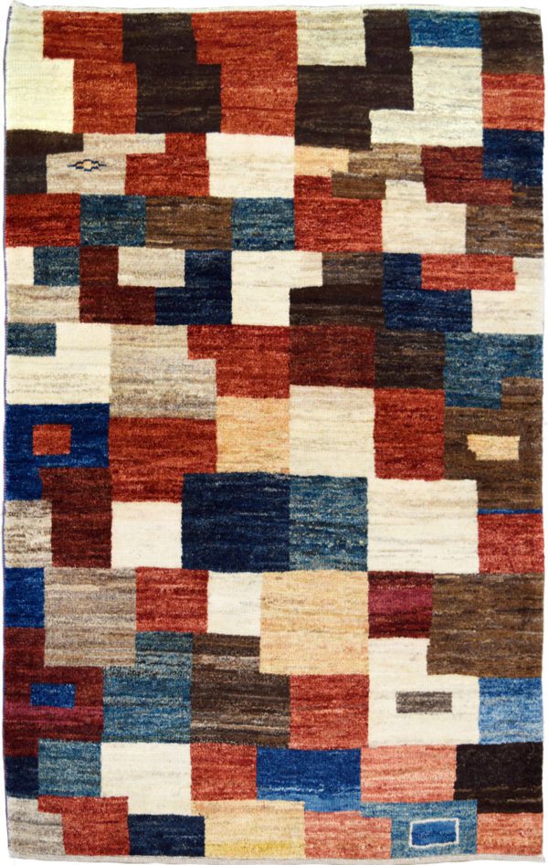 Colorful geometric Luri carpet overall photo