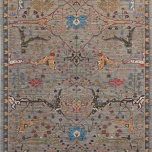 Neutral Faryab Carpet Overall Carpet Photo - 6'x8'9"