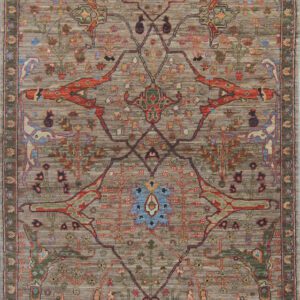 Neutral Faryab Carpet Overall Carpet Photo - 4'1"x6'3"