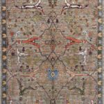 Neutral Faryab Carpet overall photo - 4’1”x6’3"