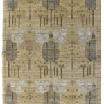 Cypress Garden - Contemporary Arts and Crafts Persian Carpet - 4x6 - Overall Carpet Photo