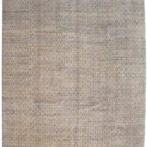 Windows - Blue and Brown Wool Persian Carpet - 8x10 - Overall Carpet photo