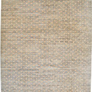 Checkers - Geometric and Architectural Hand-knotted Wool Persian Carpet, 8'x10' - Overall carpet Photo.