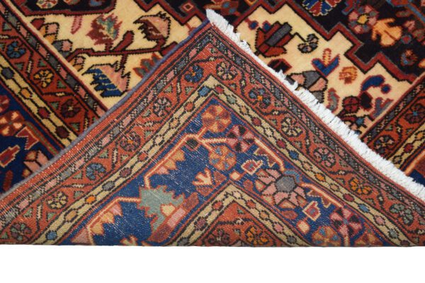 Antique Hamadan Nahavand Back Pure Wool Persian Area Rug