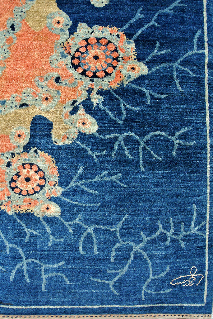 Wool Pesian Area Rug Contemporary and Abstract Galaxy Collection