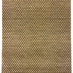 A 2'x3' architectural hand knotted Persian carpet woven in pure organic wool. Simple and unique rug design for small spaces.