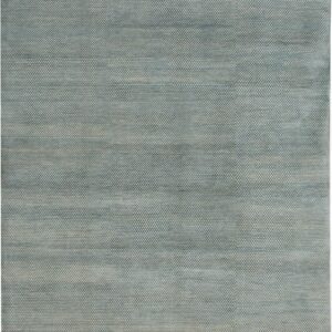 10x14 blue and cream modern area rug.