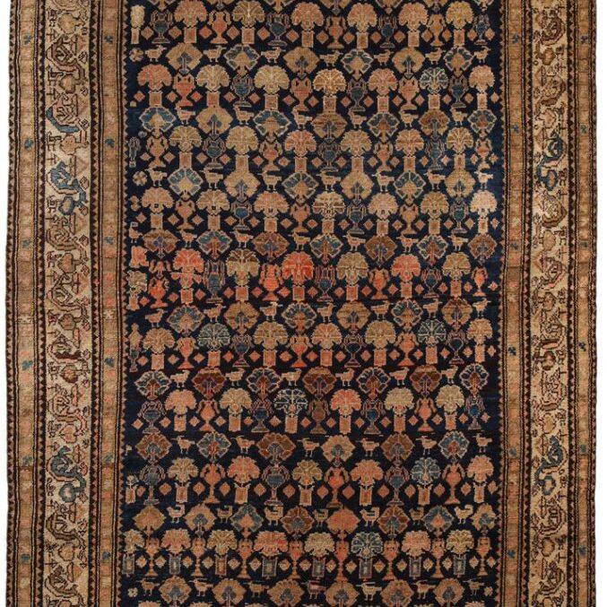 Antique Malayer Carpet Overall Photo