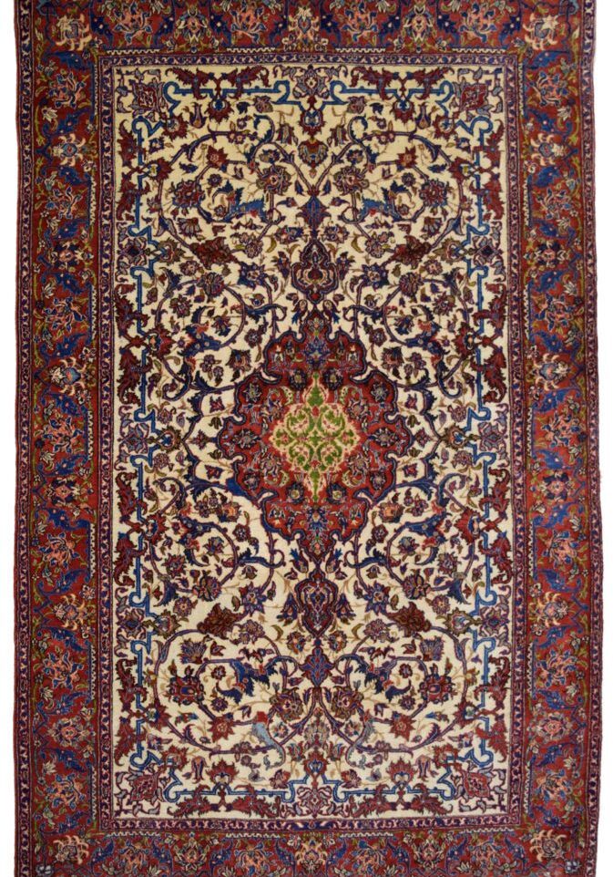Antique Isfahan Carpet overall photo