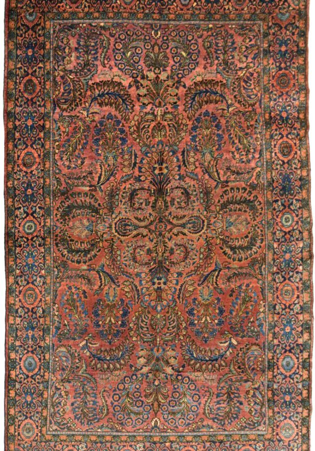Antique Sarouk Carpet Overall Photo