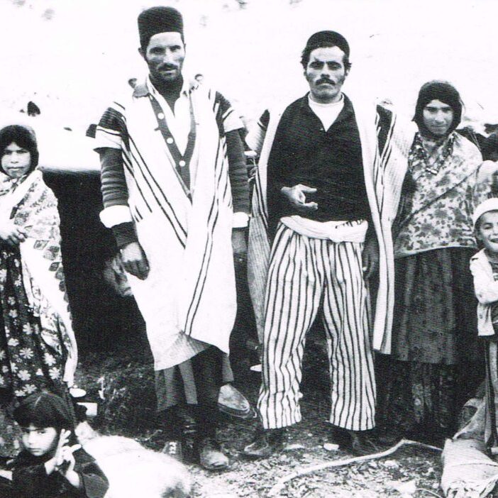 Bakhtiari Family Photo black and white film