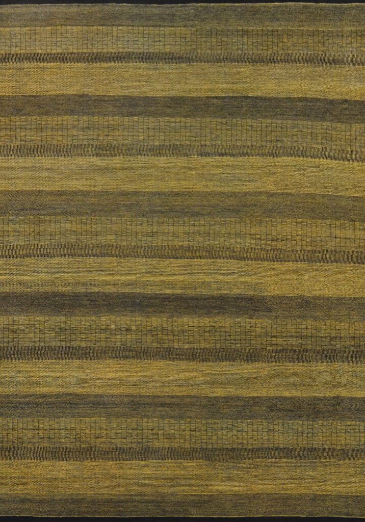 8x10 yellow and black area rug