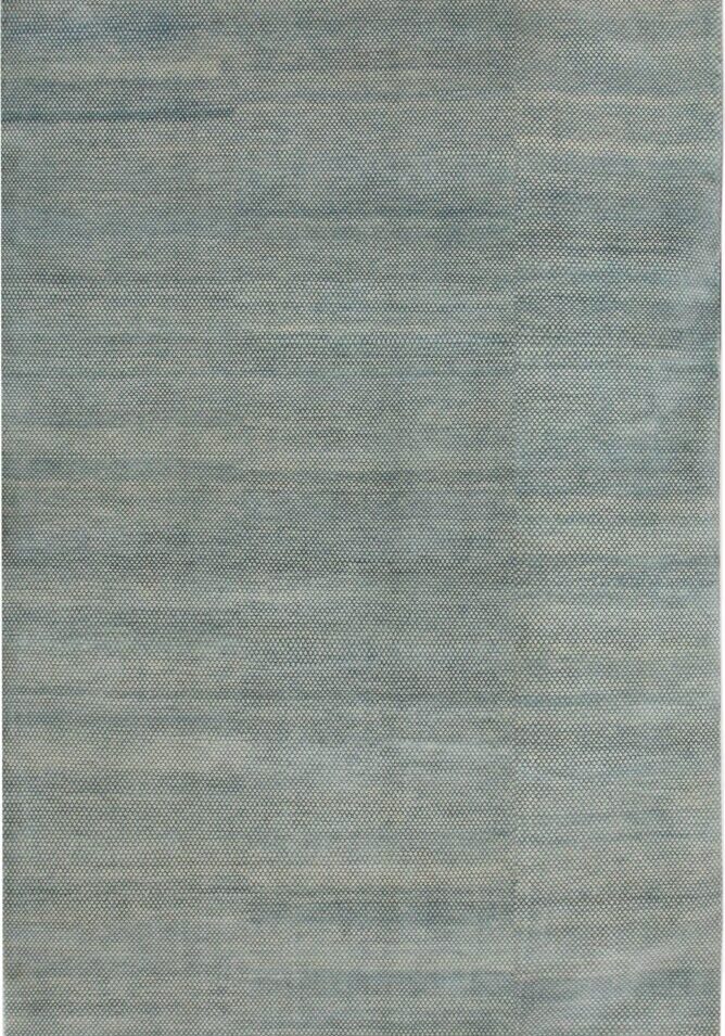 10x14 blue and cream modern area rug.