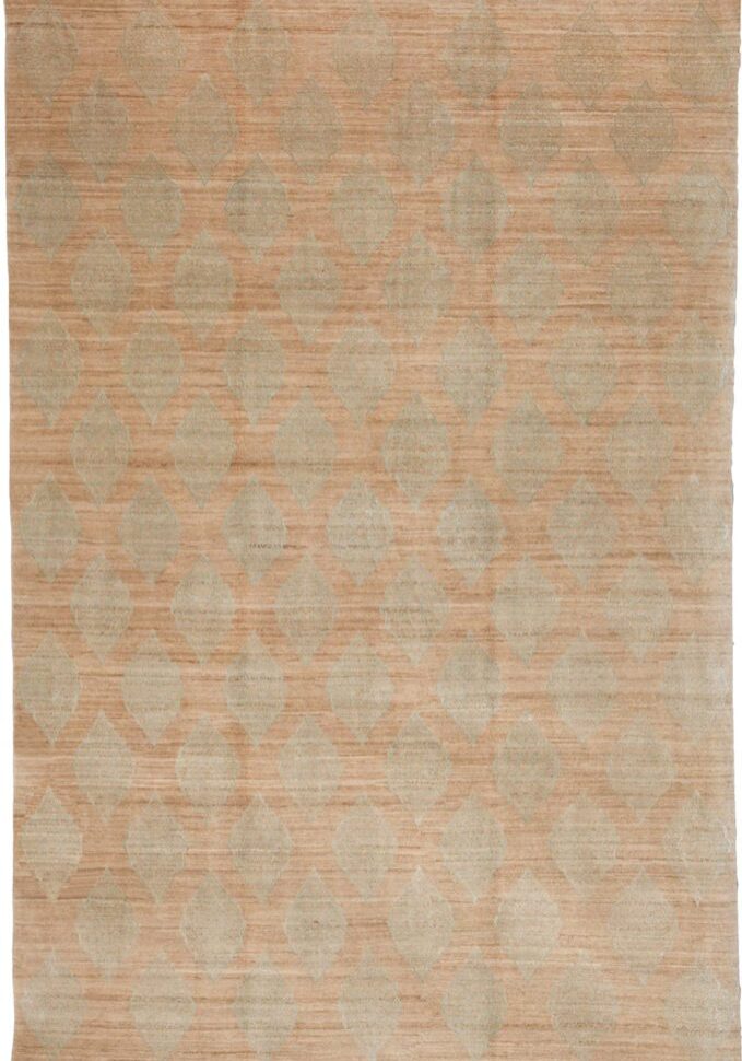 Belgian Lace – hand-knotted contemporary wool and silk carpet – 5’x7’’ – Overall Photo