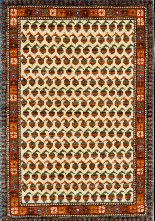 Boteh Malayer Carpet 3 x 5 overall photo