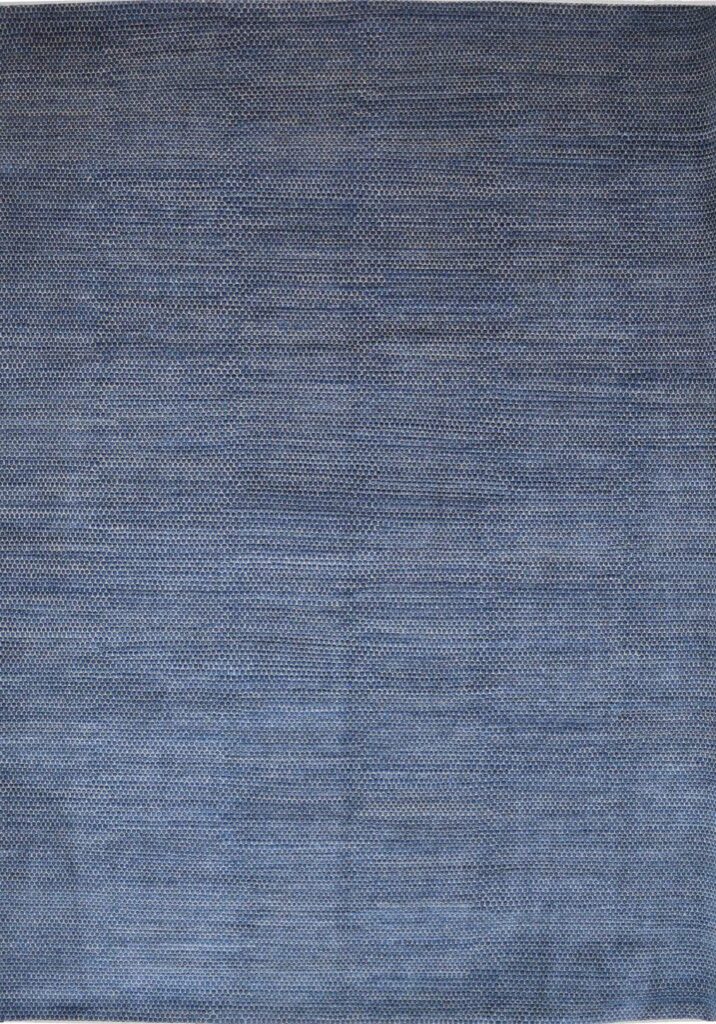Droplet - Architectural Collection - Blue and Cream 9' x 12' carpet overall photo