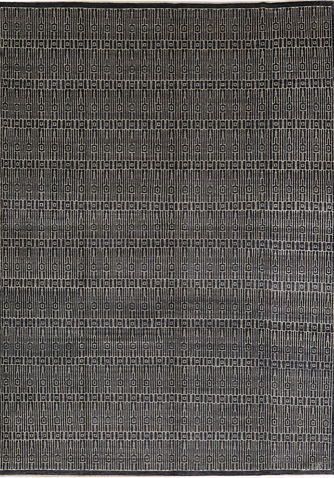 Gray Architectural Excelsior Wool Rug