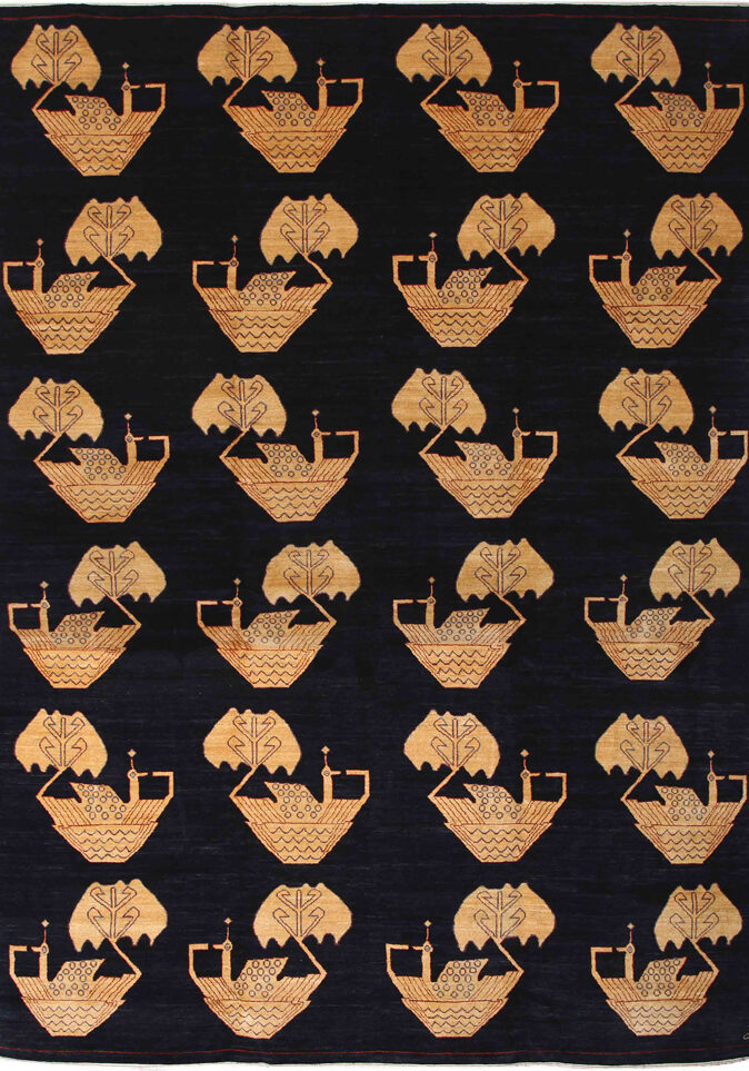 Black and Gold Nobles Carpet Photo