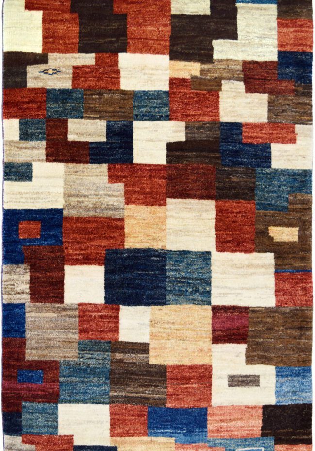Colorful geometric Luri carpet overall photo